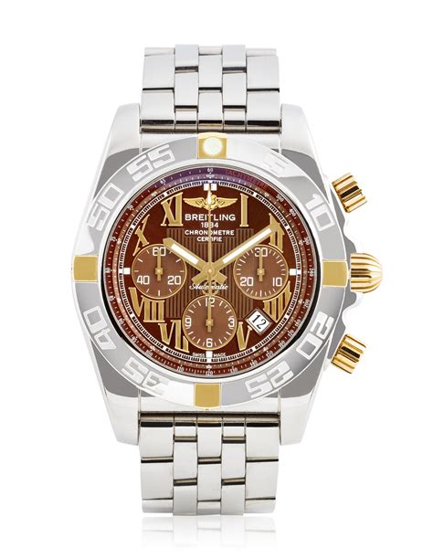 breitling chronomat 44 gmt 2-tone bracelet|Altro.